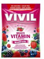VIVIL Bomboane multivitamine cu fructe de padure, fara zahar 60gr VIVIL