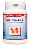 FAVISAN Fier + vitamina c b050 40cps FAVISAN