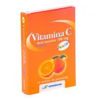 AMNIOCEN Vitamina c junior, cu aroma de portocale 20tbl AMNIOCEN