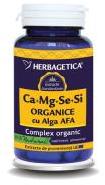 Herbagetica Ca+mg+se+si+zn organice cu d3 30cps HERBAGETICA