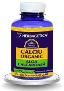 Herbagetica Calciu organic alga calcaroasa 120cps HERBAGETICA