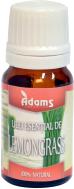 Adams Supplements Ulei esential de lemongrass 10ml ADAMS SUPPLEMENTS