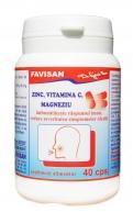 FAVISAN Zinc, vitamina c, magneziu b078 40cps FAVISAN