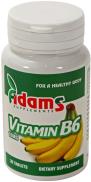 Adams Supplements Vitamina b6 30tbl ADAMS SUPPLEMENTS