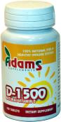 Adams Supplements Vitamina d-1500 60tbl ADAMS SUPPLEMENTS