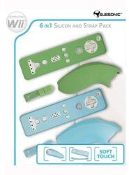 Subsonic 6-in-1 Silicon and Strap Pack for Nintendo Wii