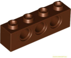 LEGO® Alkatrészek (Pick a Brick) Vöröses barna 1X4 Elem Oldalán 3 Lyukkal 4267994