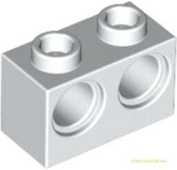 LEGO® Alkatrészek (Pick a Brick) Fehér 1X2 Elem Oldalán 2 Lyukkal 3200001