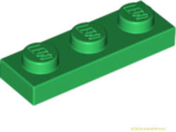 LEGO® Alkatrészek (Pick a Brick) Zöld 1X3 Lapos Elem 4107758