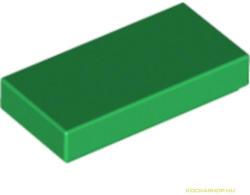 LEGO® Alkatrészek (Pick a Brick) Zöld 1X2 Csempe 306928