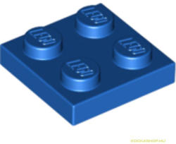 LEGO® Alkatrészek (Pick a Brick) Kék 2X2 Lapos Elem 302223