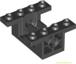 LEGO® Alkatrészek (Pick a Brick) Fekete 4x4x2 Technic Elem 4500902