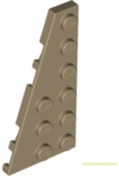 LEGO® Alkatrészek (Pick a Brick) Sötét Cserszínű 6x3 Módosított Laposelem Bal 6002851