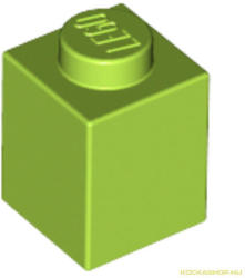 LEGO® Alkatrészek (Pick a Brick) Lime színű 1X1X1 Kocka 4220634