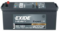 Exide Heavy Expert HVR 140Ah 760A left+ EE1403