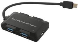 Qoltec 50502 USB 3.1 C HUB 4 USB A port