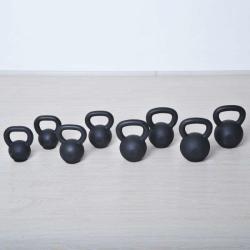 m-tech X100571 Öntöttvas kettlebell gumi talppal, 12 kg - megafit - 15 513 Ft