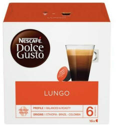 NESCAFÉ Kávékapszula, 16 db, NESCAFÉ DOLCE GUSTO Caffé Lungo (KHK370) (12423697)