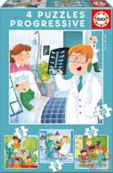 Educa Foglalkozások 4 az 1-ben puzzle 6,9,12,16 db-os (17146)