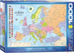 EUROGRAPHICS Map of Europe 1000 db-os (6000-0789)