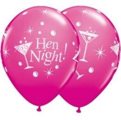 11 inch-es Hen Night Bubbly Lufi lánybúcsúra (6 db/csomag)