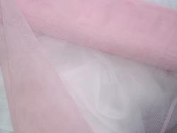 rózsaszín tüll dekoranyag (1, 5 m széles)