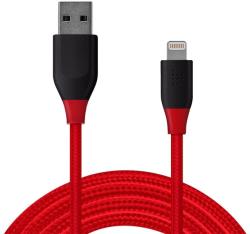 Tronsmart Cablu date si incarcare Lightning LTA07 USB 2.0 300 cm rosu-negru
