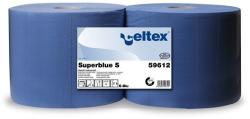 Celtex 59.612 Ipari törlőpapír, 3 rétegű, Cell-blue, 500 lap, kék, 22×36 cm, d=30