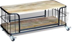 vidaXL Măsuță de cafea din lemn solid de mango 100x50x35 cm (243302) Masa de cafea