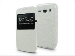 Haffner S-View Flexi - Samsung Galaxy Core Plus G3500 case white (PT-2609)