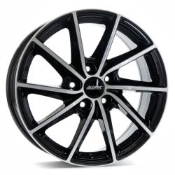 ALUTEC SINGA diamond-black front polished CB57.1 5/100 15x6 ET38