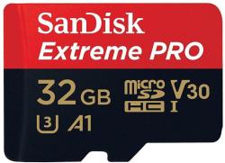 SanDisk microSDHC Extreme Pro 32GB A1/V30/C10/UHS-I (SDSQXCG-032G-GN6MA/173427)