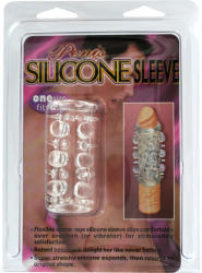 Seven Creations Penis Silicone Sleeve átlátszó