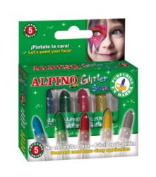 Alpino Set 5 culori machiaj, ALPINO Glitter - asortate (MS-DL000084)
