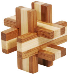 Fridolin Joc logic IQ din lemn bambus in cutie metalica-6 (Fr_17126) - mansarda-copiilor