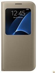 Samsung S-View Cover - Galaxy S7 Edge case gold (EF-CG935PF)