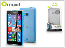 muvit miniGel - Nokia Lumia 535 case transparent (I-MUSKI0499)