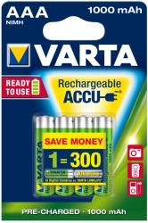 VARTA Ready2Use AAA 1000mAh (4) (5703301404)