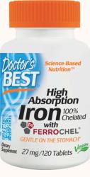 Doctor's Best Best Iron 27mg / 120db