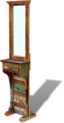 vidaXL Oglindă pentru hol, 47 x 23 x 180 cm, lemn reciclat solid (243330)