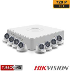HikVision Sistem supraveghere interior basic Hikvision TurboHD TVI-8INT20-2MP-S, 8 camere, 2 MP, IR 20 m, 2.8 mm (TVI-8INT20-2MP-S)