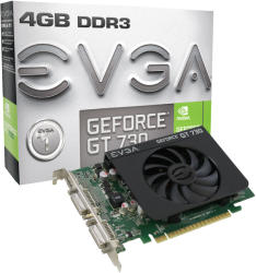 EVGA GeForce GT 730 4GB GDDR3 64bit (04G-P3-2739-KR)