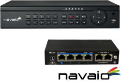 Navaio 4-channel pentaplex NVR NGD-8104 + NAV-S104POE