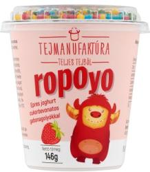 Tejmanufaktúra Ropoyo joghurt cukorbevonatos gabonagolyókkal 146 g