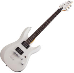 Schecter Guitar Research C-6 Deluxe Satin White