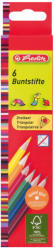 Herlitz Creioane colorate triunghiulare 6 culori/set HERLITZ