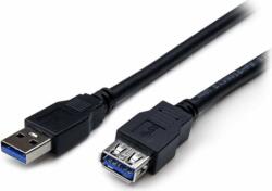 StarTech USB3SEXT1MBK USB-A 3.0 (apa - anya) kábel 1m - Fekete (USB3SEXT1MBK)