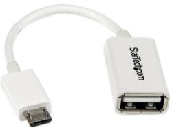 StarTech - Micro USB to USB OTG Host Adapter - White - 12cm (UUSBOTGW) (UUSBOTGW)