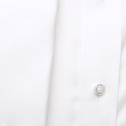 Willsoor pentru bărbați clasic tricouri (înălțime 176-182 și 188-194) 4573 în albe culoare cu KENT guler