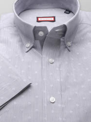 Willsoor pentru bărbați subțire potrivi tricouri cu scurt maneca (înălțime 176-182) 7822 cu benzi şi editare